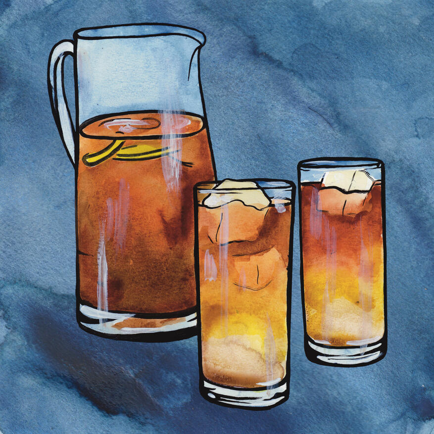 Palmer de Provence (Iced Tea with Lavender Lemonade)