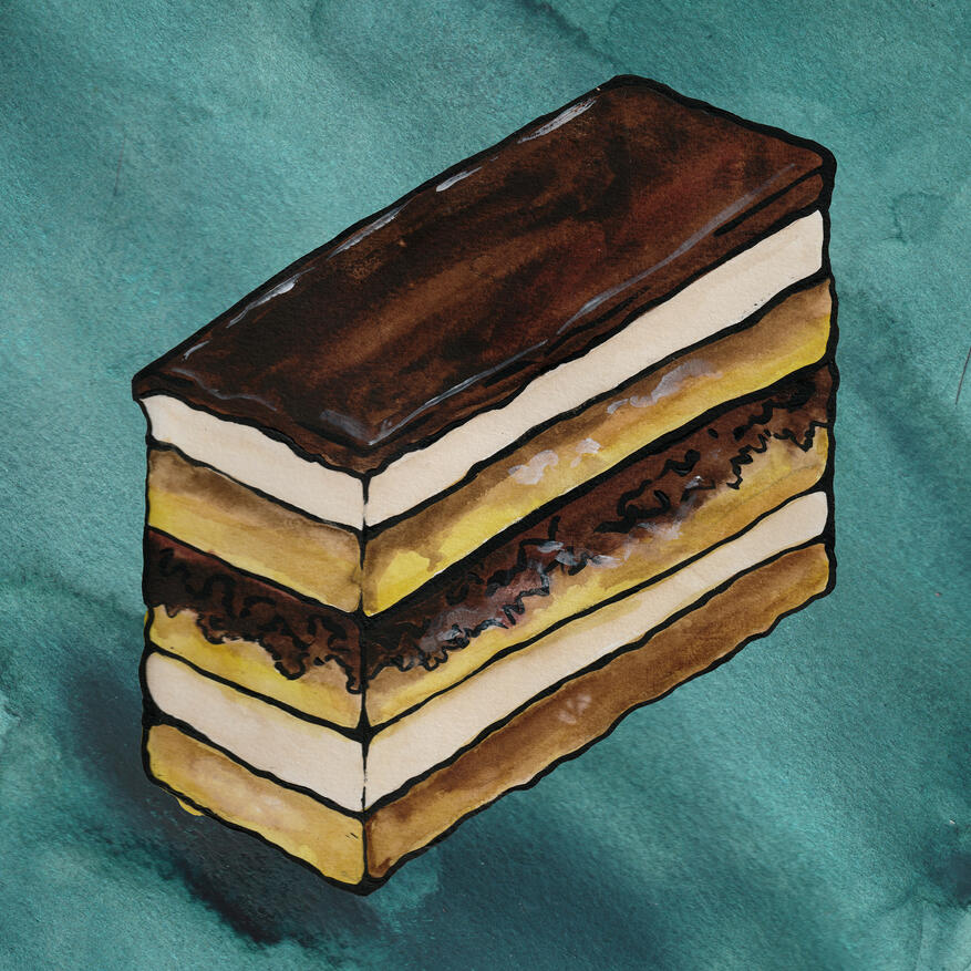 Fantôme Gâteau (French Opéra Cake)